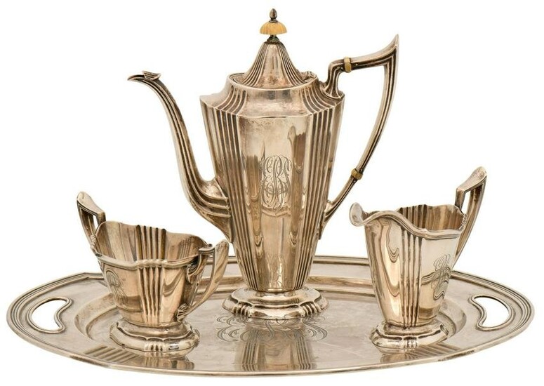 The Bailey, Banks & Biddle Company Sterling Silver Tea