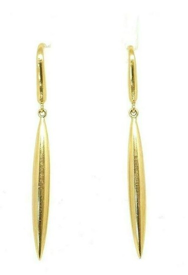 Tiffany & Co 750 18K Yellow Gold Dangle Drop Long
