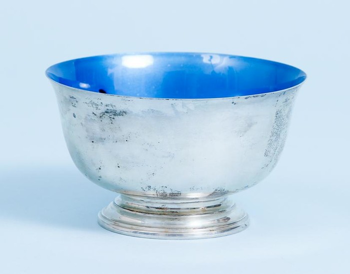 Towle Sterling Enameled Painted Bowl