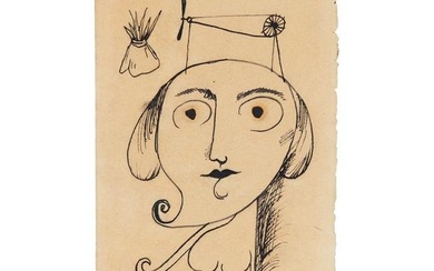 VICTOR BRAUNER (1903-1966) Nu féminin