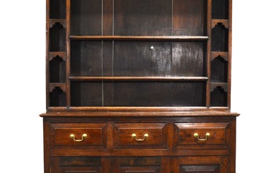 Victorian oak dresser