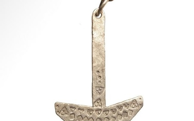 Viking Solid Silver "Hammer of Thor", Mjolnir Pendant