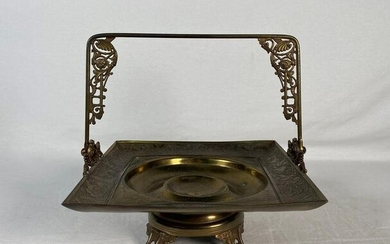 19th c. Victorian Adelphi Centerpiece Basket