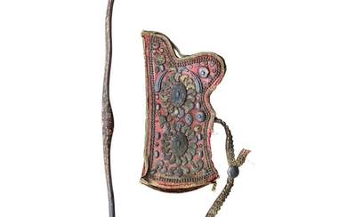 Ⓦ A RARE OTTOMAN QUIVER AND BOW, EARLY 18TH CENTURY