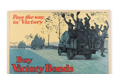 WWI "Pave The Way to Victory" Victory Bonds Poster