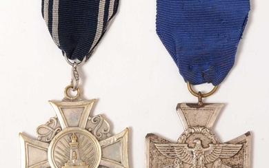 WWII Prussian Veterans’ Association Honour Cross and Police Long Service award