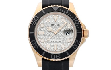 Yacht-Master, Reference 116655 | An Everose gold and diamond-set wristwatch with date, Circa 2016 | 勞力士 | Yacht-Master 型號116655 | 永恆玫瑰金鑲鑽石腕錶，備日期顯示，約2016年製 , Rolex