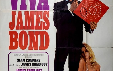 Yves Thos - Viva James Bond, 1972 - Large offset print
