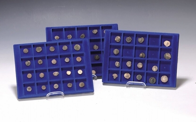 convolute of of Romain coins: 40 silver pennies...