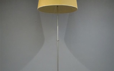 (-), staande in hoogte verstelbare designlamp met oranje...