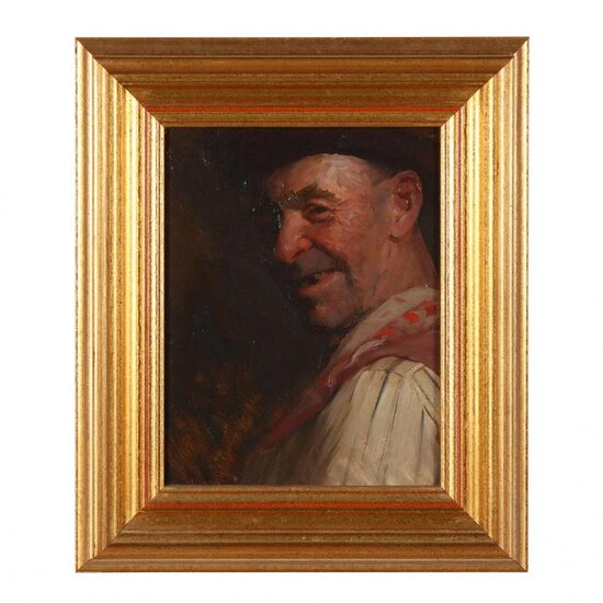 style of Frank Duveneck (American, 1848-1919), Portrait
