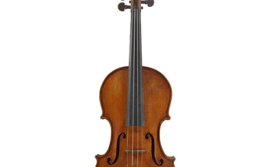 A Violin, Possibly English Unlabeled. Length of Back: 357...