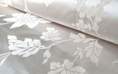 100% silk white bedspread - Silk - Mid 20th century