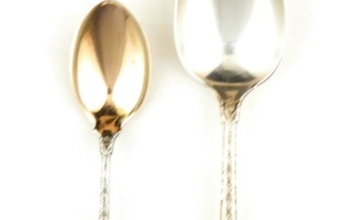 American silver spoon set, Tiffany & Co (16pcs)