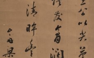 CALLIGRAPHY IN RUNNING SCRIPT, Liang Tongshu 1723-1815