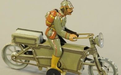 MEIER MILITARY MOTORCYCLE PENNY TOY
