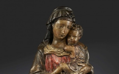ARTISTE FLORENTIN Suiveur de Lorenzo Ghiberti (1378-1455) Vierge à l'Enfant