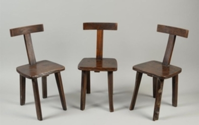 OLAVI HANNINEN (1920 1992) Suite de trois chaises …