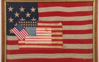 13-star American flag, 19C/20C.