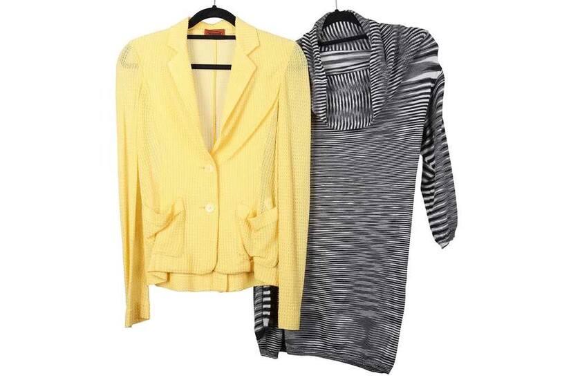 Two Missoni Items, to include an asymmetrical black and...