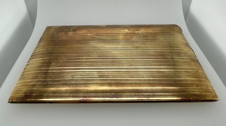14 Karat Gold Art Deco Cigarette Case, c.1920
