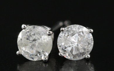 14K 0.83 CTW Diamond Stud Earrings
