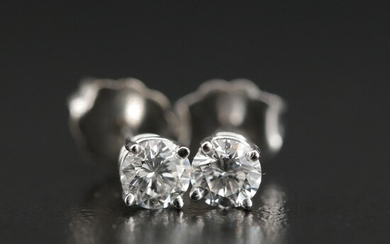 14K Gold 0.43 CTW Diamond Stud Earrings