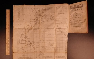 1783 Captain James Cook Third Pacific Voyage Illustrate