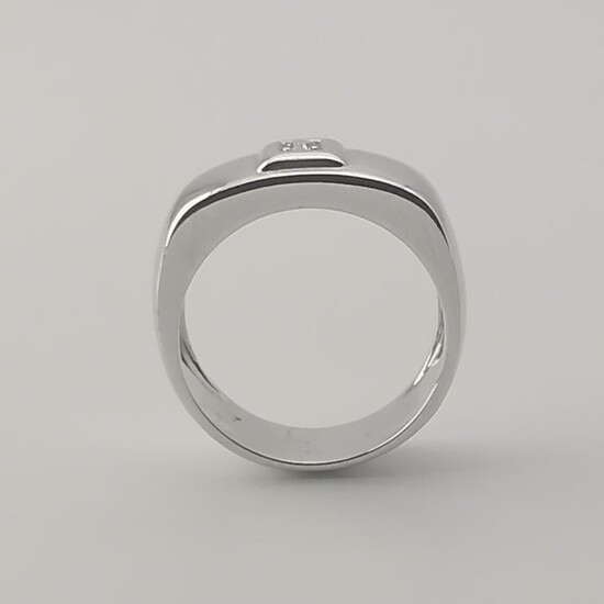 18 kt. White gold - Ring - 0.10 ct Diamond