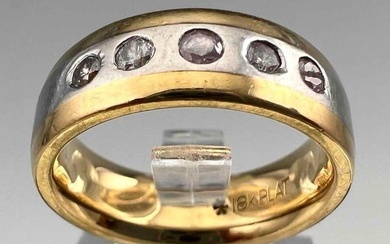 18K, Platinum Lavender Diamond Ring