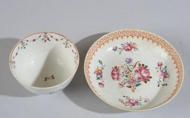 18th C. Chinese Export Cup & Saucer