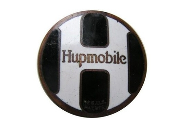1927 Model A Hupmobile Car Badge Radiator Emblem