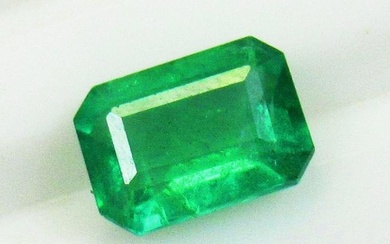 1.94 Ctw Natural Zambian Emerald Octagon Cut