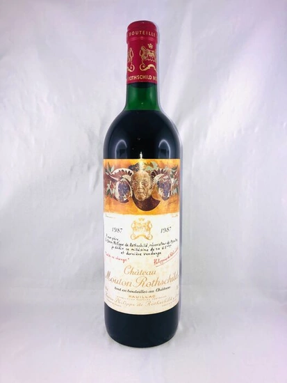 1987 Chateau Mouton Rothschild - Pauillac 1er Grand Cru Classé - 1 Bottle (0.75L)