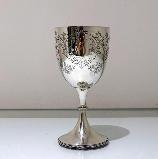 19th Century Antique Victorian Sterling Silver Wine