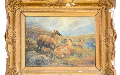 19th Century English School A Trio Of Sheep