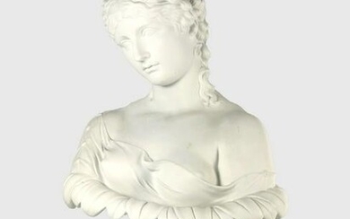 19th Century Neo-Classical Parian Bust