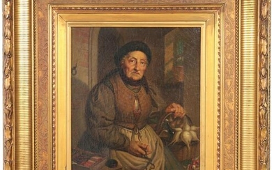 19th Century Northern European Oil on Canvas
