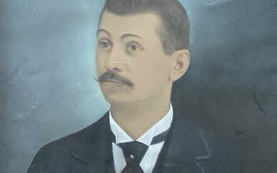19th Century Portrait Of A Gentleman, Period Frame