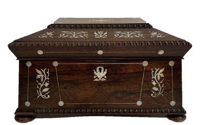 19th Victorian sewing box