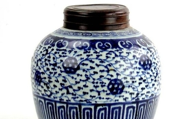 19thC Chinese Ginger Jar