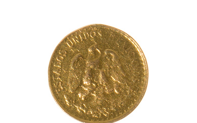 2 Mexican peso coin, 1945