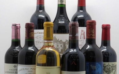 2008 Duclot Bordeaux Prestige Collection Case; Inc. Petrus, Lafite, Margaux, Latour, Haut Brion - Bordeaux - 9 Bottles (0.75L)