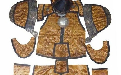 19TH C. A RARE SUIT OF CHINESE MILITARY ARMOR