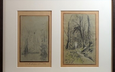 21- Charles JACQUES (1813-1894) ''Forêts''... - Lot 21 - Siboni