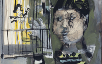 Antoni Clavé (Spanish, 1913–2005), Girl with birdcage