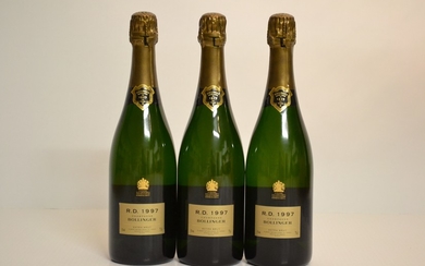 Bollinger R.D. 1997 Champagne 3 bt - csl (confezioni...