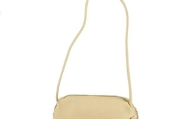 BOTTEGA VENETA - a small vintage beige handbag.