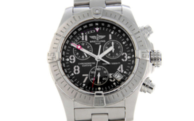 BREITLING - a gentleman's stainless steel Aeromarine Avenger Seawolf chronograph bracelet watch.
