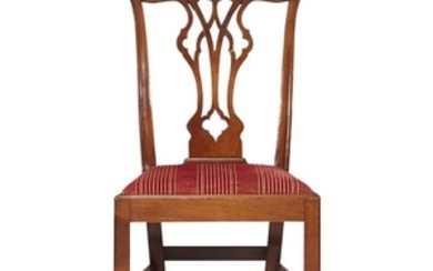 Chippendale mahogany side chair Philadelphia, PA, late 18th century...